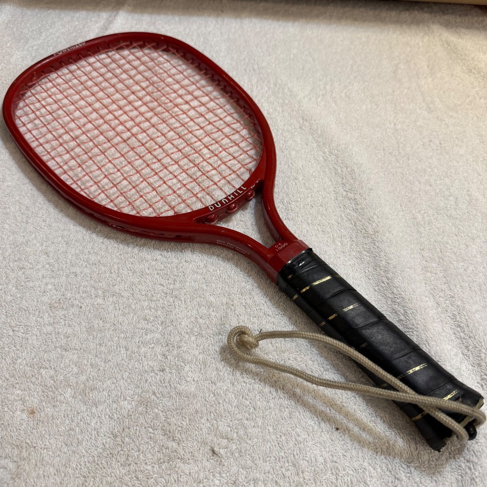 Dunhill DX 1000 Racquetball Racquet Red High Performance Balanced Frame Vintage